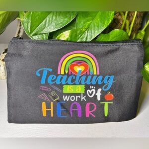 💜4for$20💜 Teacher Quote Pouch